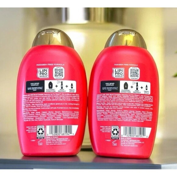 OGX Bond Protein Repair Shampoo And Conditioner Repair And Protect 13 Fl. Oz - Picture 2 of 3